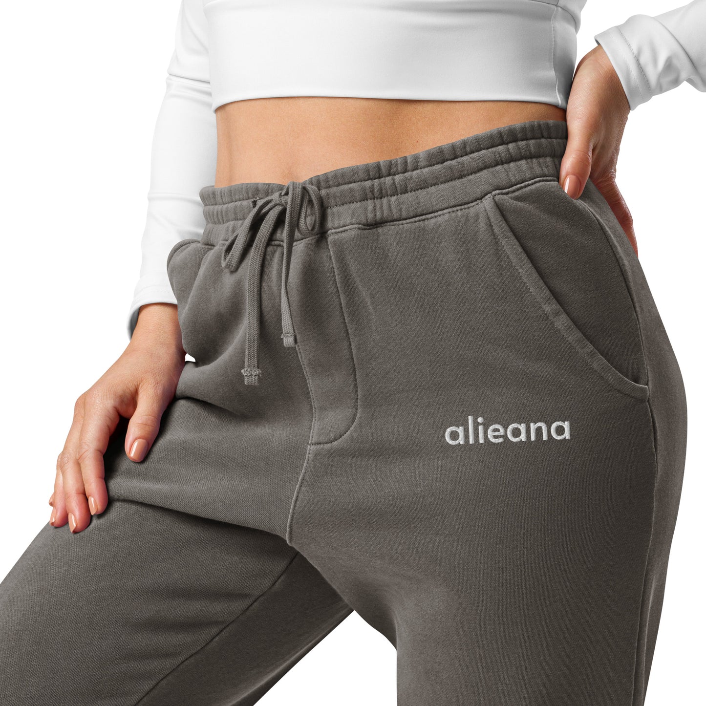 Alieana Unisex Pigment-Dyed Sweatpants