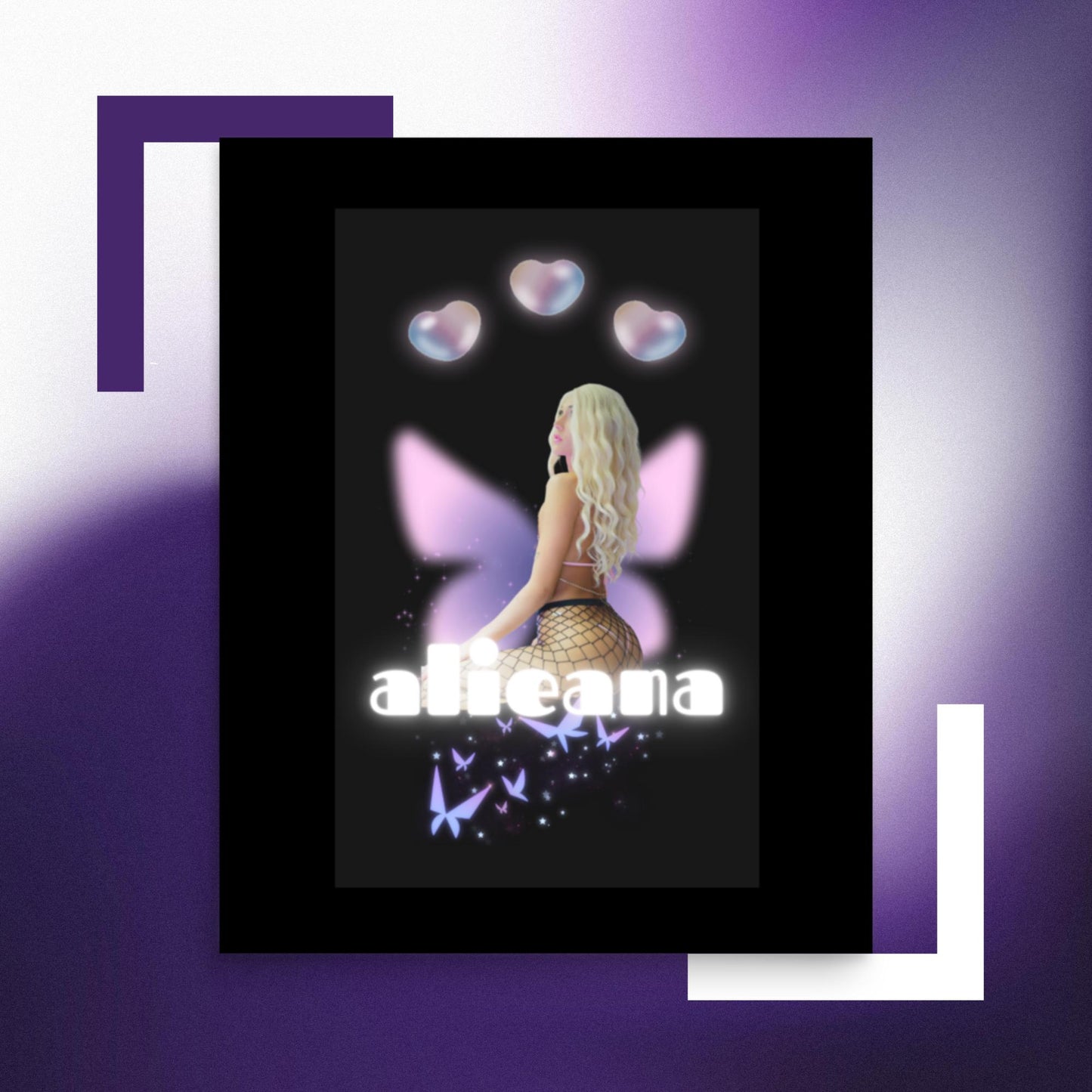 Alieana Baby Space Poster