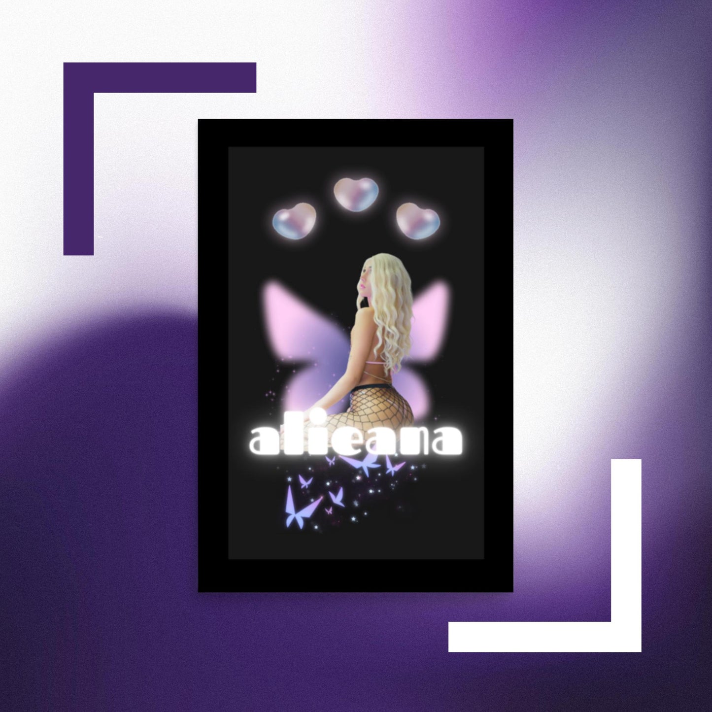 Alieana Baby Space Poster
